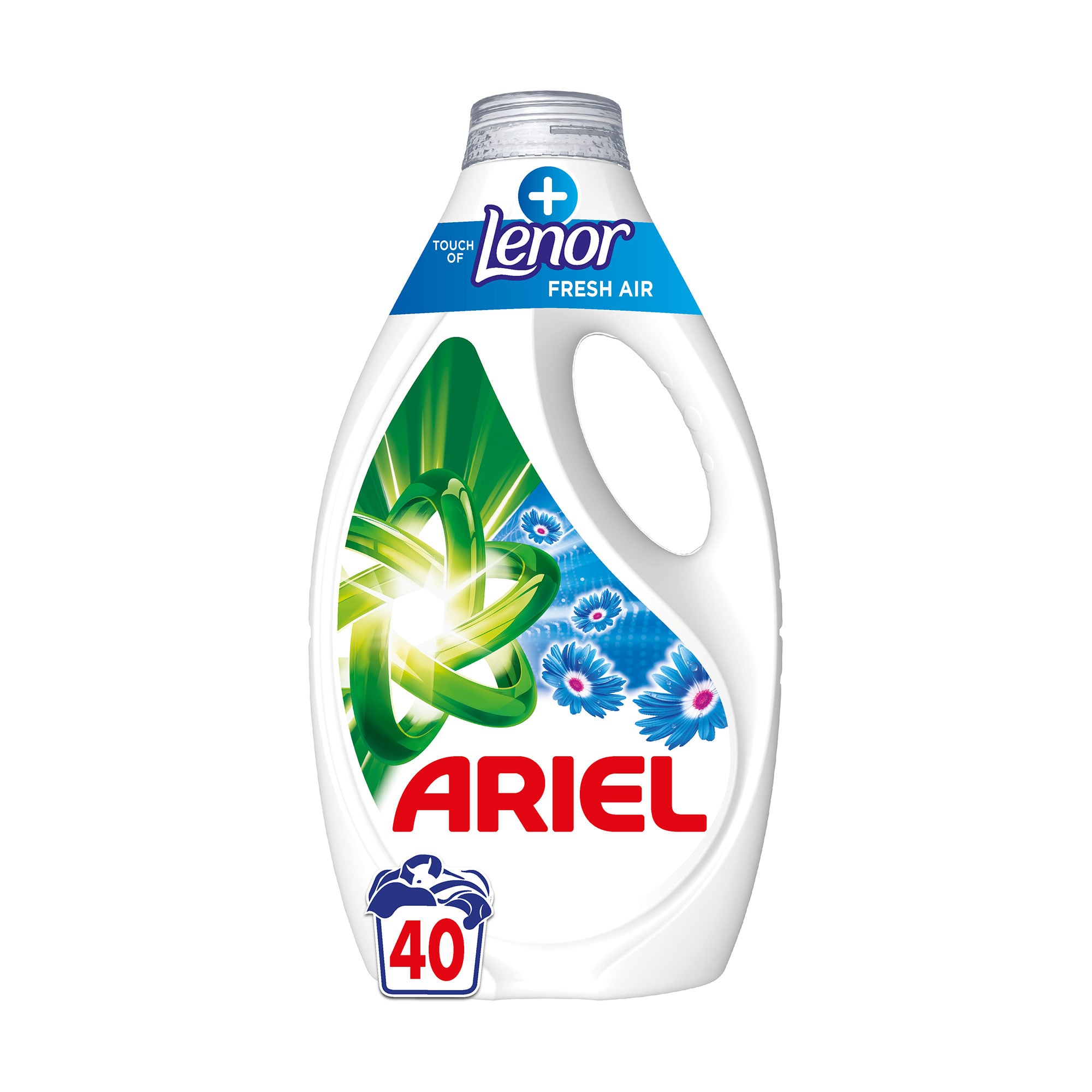 Гель для прання ARIEL Touch Of Lenor Fresh Air Дотик свіжого повітря Lenor, 40 циклів прання, 1.8 л